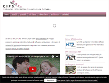 Tablet Screenshot of cipsonline.it